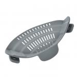 Adjustable Rice Clip On Silicone Colander For Pots And Pasta Strainer