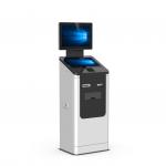 Hotel Check In Kiosk With Key Card Dispenser And Passport Scanner for sale