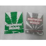California Dream Herbal Incens Bag / Mylar Zipper Research Chemcial Pill Sachet for sale