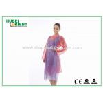 White Waterproof And Dustproof Disposable Aprons PVC Material With Punched Neck Opening