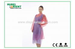 China White Waterproof And Dustproof Disposable Aprons PVC Material With Punched Neck Opening supplier