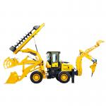 Heavy Duty Construction Backhoe Loader With 1.2m3 Loading Bucket Capacity for sale