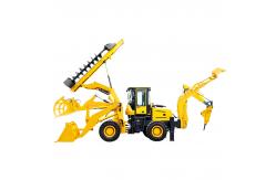 China Heavy Duty Construction Backhoe Loader With 1.2m3 Loading Bucket Capacity supplier
