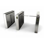Remote Control Turnstile Entrance Gates , Single Arm 304 Stainless Steel Turnstile for sale