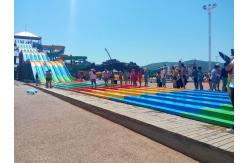 China Customized Mat Racer Water Slide FRP Fiberglass Large Water Slides For Adults supplier