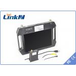  Handheld COFDM Video Receiver 10.1 Inch LCD Screen Dual Antenna Diversity Reception AES256 for sale