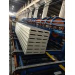 Industrial Flat Steel PUR Sandwich Panel 0.4mm-0.8mm Exterior interior wall for sale
