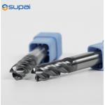4 Flutes Custom End Mills For Workpiece Carbon Steels Alloy Steels Carbide for sale