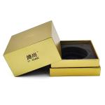 Free Sample Customized Cardboard Gold Gift Jars for Skincare Packaging and Customized for sale