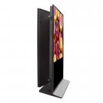 Floor Standing Double Sided Kiosk , Internet Remote Control Vertical Digital Signage