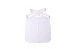 China Twill 2/1 Patch Pocket Polyester 65% Cotton 35% Chef White Half Apron supplier