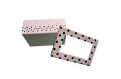 China PVC Rigid Cardboard Gift Boxes With Clear Window 157gsm Coated supplier