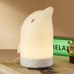 Portable LED Night Light 100V - 240V Dolphin Table Lamp White With Music Function for sale