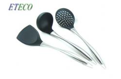 China High Temp Resistance Stainless Steel Kitchenware Set Thickened Handle supplier