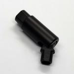 Adjustable 330 Deegree Brass Black Paint Swivel Joint For Lamp for sale