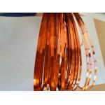 0.04-1.8mm Super Thin flat / Square Enameled Copper Wire Rectangular Copper Wire For High Frequency Transformers for sale