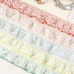 Polyester Woven Ribbon Hair Accessory Perfect Addition to DIY Crafts with Small Floral Plaid Skirt for sale