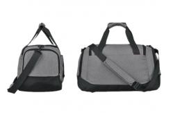 China 35L Grey Classical Custom Canvas Duffle Bags  For Traveling / Sporting supplier
