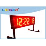 Wireless Controller LED Countdown Timer Electronic With Moving Wheel Stand for sale
