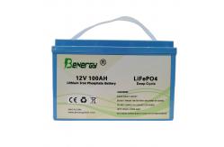 China Lifepo4 Solar Battery 12v rechargeable lithium battery pack 12V 100AH supplier