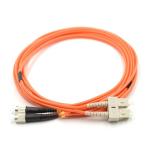 Multi Mode Dual Core OM2 Fiber Optic Jumper SC FC Optic Fiber Patch Cable for sale