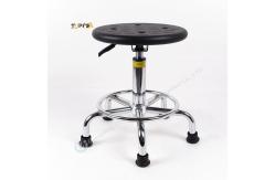 China Adjustable Height Blue Lab Stools With 5 Wheels supplier