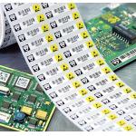 ESD Anti Static Labels 2mil Glossy Electrostatic Dissipative Polyester Labels
