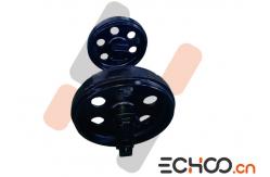 China Hitachi EX30/EX35 / EX40UR Mini Excavator Front Idler With Double Flanges supplier