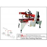 Flaps Carton Packing Machine / Automatic Carton Folding Machine With Both Sides Drive for sale