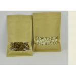 Three Side Seal Customized Paper Bags For Nuts Seeds / Coffee Powder for sale