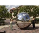 Customized PVC Festival Decoration Inflatable Hanging Mirror Ball / Foil Balloon Silver Reflective Helium Sphere for sale