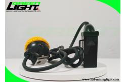China 6.6Ah Rechargeable Lithium Battery Coal Mining Light Led Mining Cap Lamp supplier