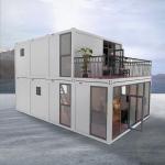 China Luxury Easy Assemble 2 Story 3 Bedroom Modular Homes Casas Prefabricadas Prefab Houses Container for sale
