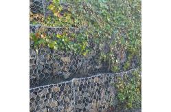 China Galvanized 2mx1mx0.5m Stacking Gabion Baskets Hexagonal Iron Wire Mesh supplier