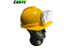China 6.8Ah LED Coal Mining Cap Lights , IP68 15000lux Miner Head Light supplier