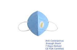 China High Efficiency N95 Face Mask Skin Friendly With Protective Breather Valve supplier