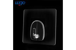 China 7x7cm 8x8cm Bathroom Wall Hooks Self Adhesive 5kg max loading supplier
