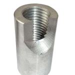 Connection Parallel Steel Bar Coupler Straight Threaded Rebar Sleeve For Construction