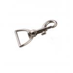 Diecasting triangle swivel eye flange bottom type bolt snap hook 38mm Zinc alloy for sale