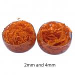 10g / Bag No Smell Glitter Orange Recycled Shredded Paper Crinkle Paper