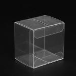 Acid Free Mini Cupcake Folding Clear Plastic Pvc Boxes for sale