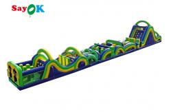 China 5k Giant Inflatable Sports Obstacles Challenge Backyard Inflatable Run Obstacle Course supplier