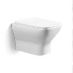 ALLWELL Rimless Wall Hung Toilet Rimless P Trap Ceramic WC in Wall Suspended Toilet for sale