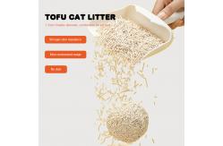 China Flushable Toilet Tofu Cat Litter Quick Clumping Odor Control Kitty Litter supplier