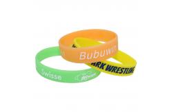 China Decorative Personalized Silicone Wristbands Custom Logo Waterproof supplier