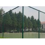 2.5M Height Green Coated Chain Link Fencing 3.0mm Cyclone Wire Netting For Sports Area for sale