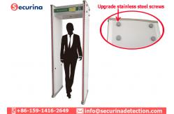 China Waterproof Archway Metal Scanner Walk Through Safety Gate With Automatic Counting Function supplier