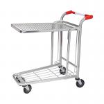 Large Capacity Supermarket Warehouse Logistics Trolley Folding For Transporting Goods for sale