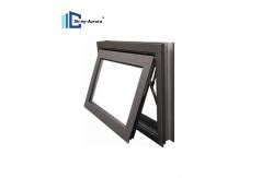 China Double Glazed Aluminium Top Hung Window Thermal Break Aluminium Windows supplier