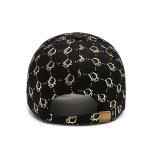 Custom 6 Panels Pattern Sports Baseball Cap Curved Brim 100% Cotton Constructed